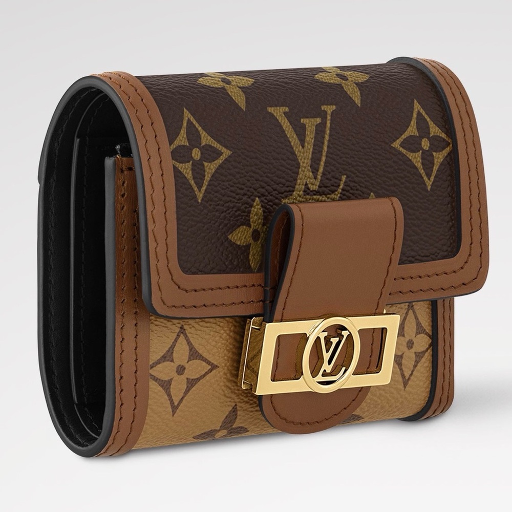 Brand new Louis Vuitton Dauphine Compact Wallet w box reverse monogram leather - Picture 12 of 16
